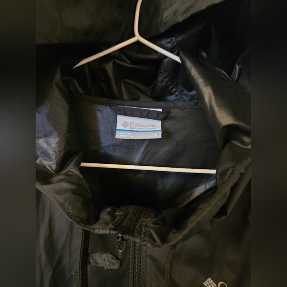 Columbia Black Women's Light Jacket With Hood - Picture 3 of 10